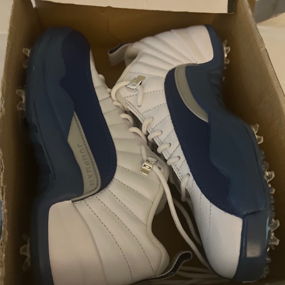 Size 7 Men& 8.5 Women Jordan 12 Low Golf French Blue 2022